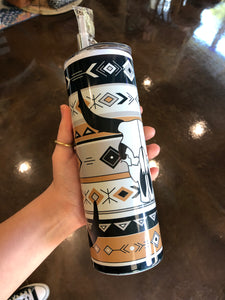 Boho Skull 20 oz Tumbler