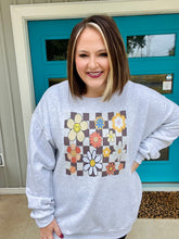 Load image into Gallery viewer, Fall Retro Floral Sweatshirt