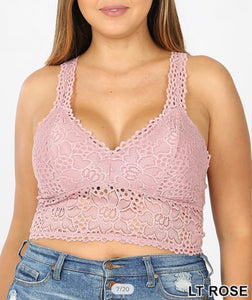 High Back Lace Bralette