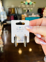 Colorblock Metal Hoops (Multiple Colors)