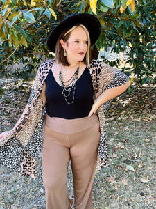 Mazey Mixed Print Ruffle Kimono