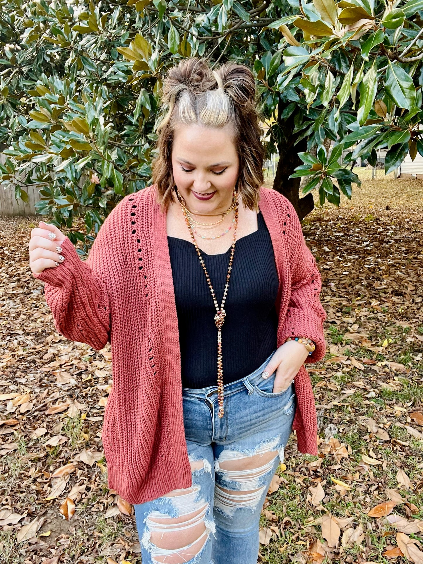 Kelsi Slouchy Knit Cardi